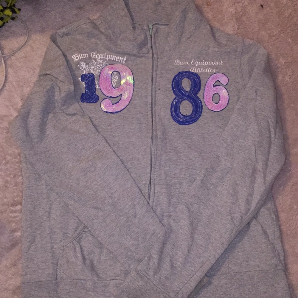 Girl’s Grey Sweater Jacket